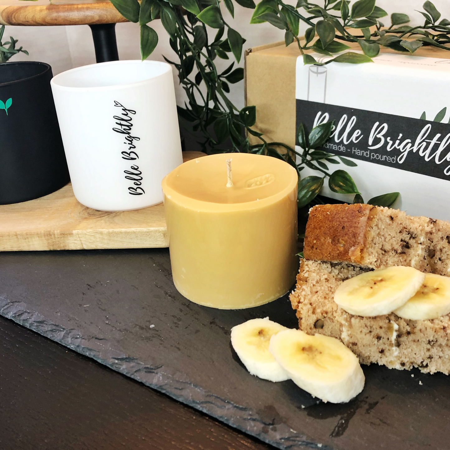 Banana Bread Vegan Soy Wax Candle Refill