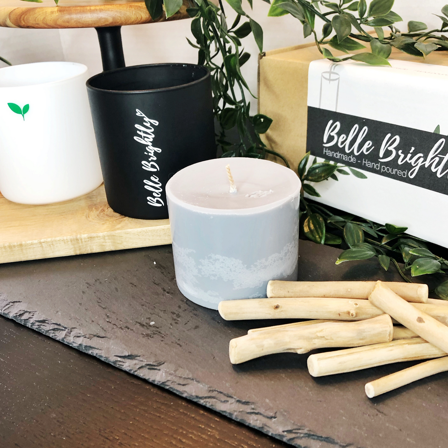 Bonfire Woodsmoke Mens Vegan Soy Wax Candle Refill