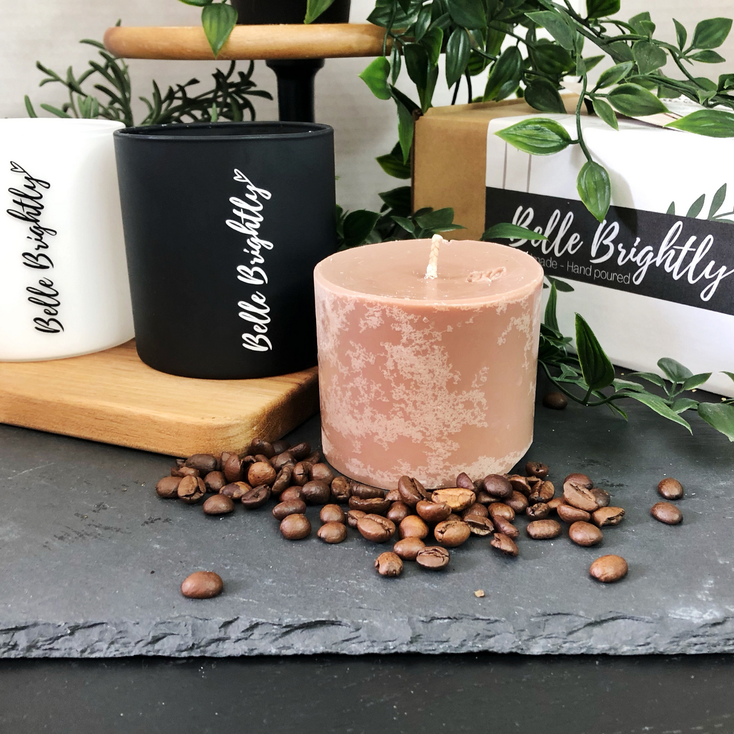 Coffee Beans Vegan Soy Wax Candle Refill