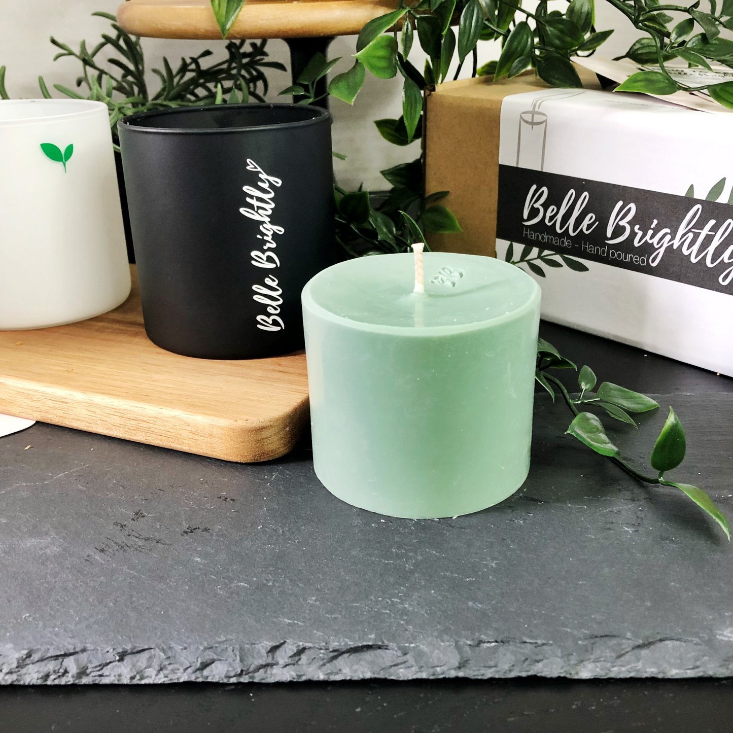Mint Vegan Soy Wax Candle Refill