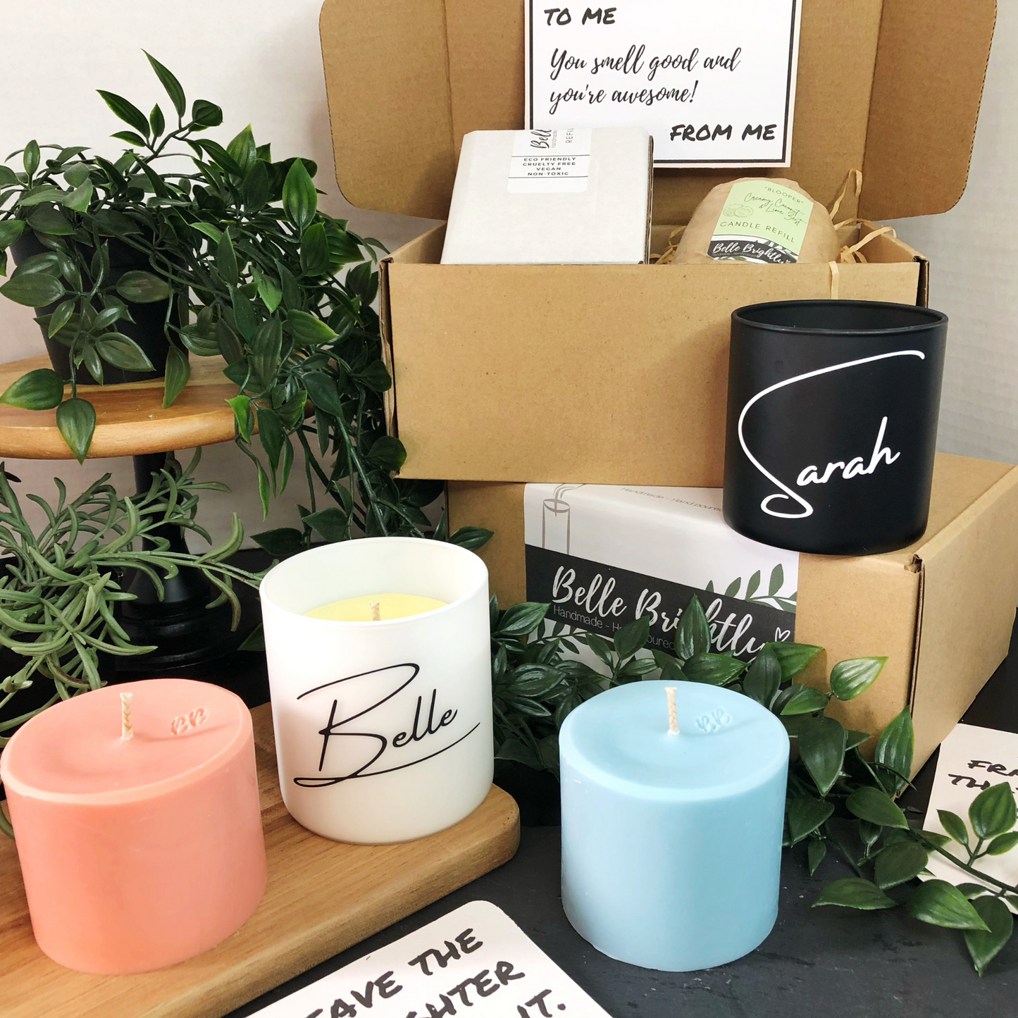 vegan candle gift set UK
