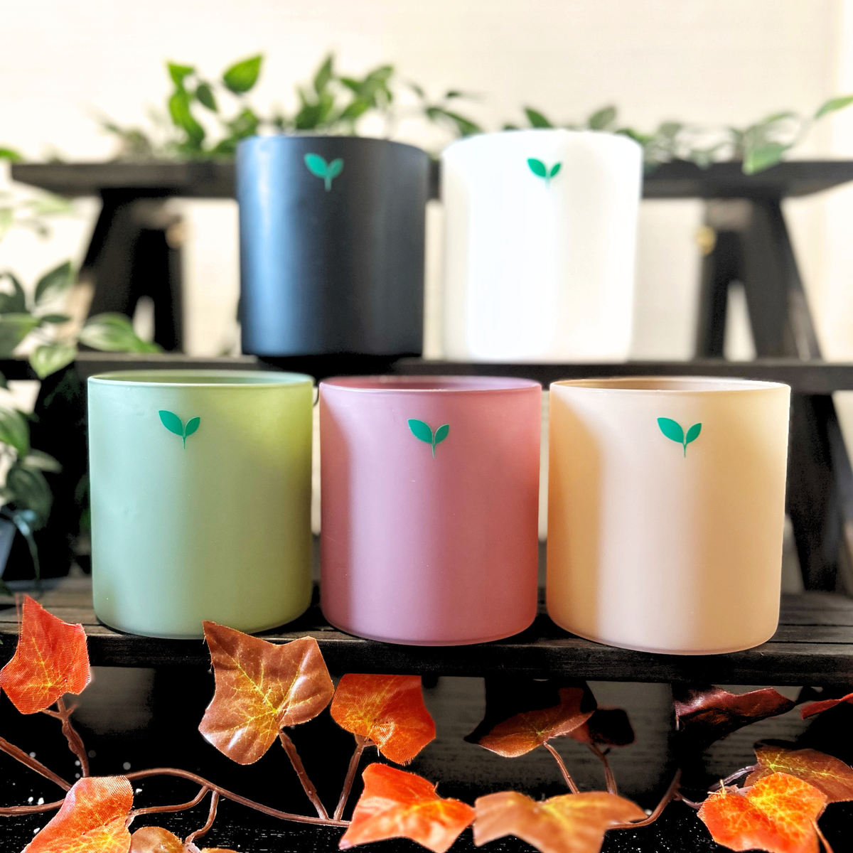 Autumn candle jars UK