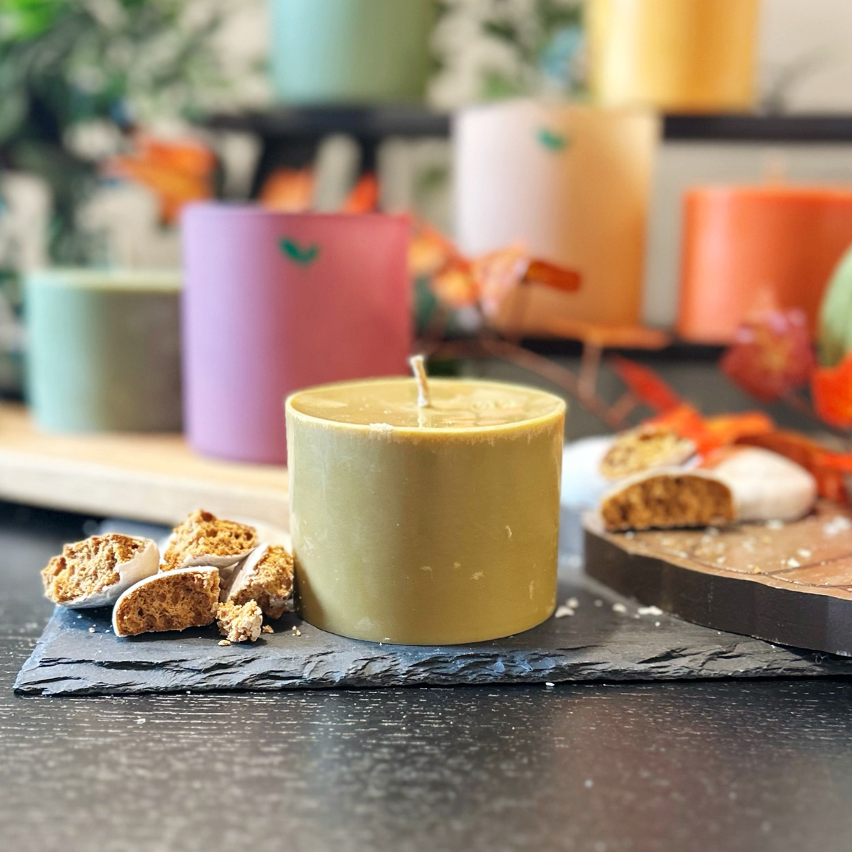 Autumn vegan gingerbread candle refill uk