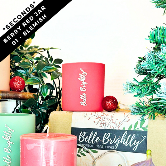 Super Seconds Christmas Refillable Candle Jar UK