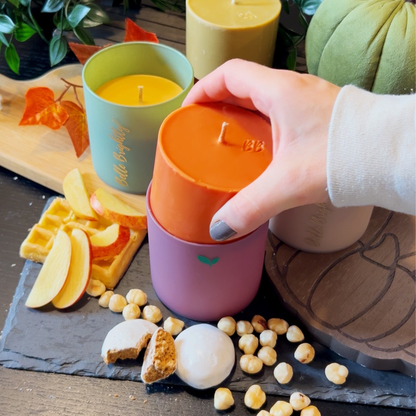 Vegan Autumn refillable candle UK