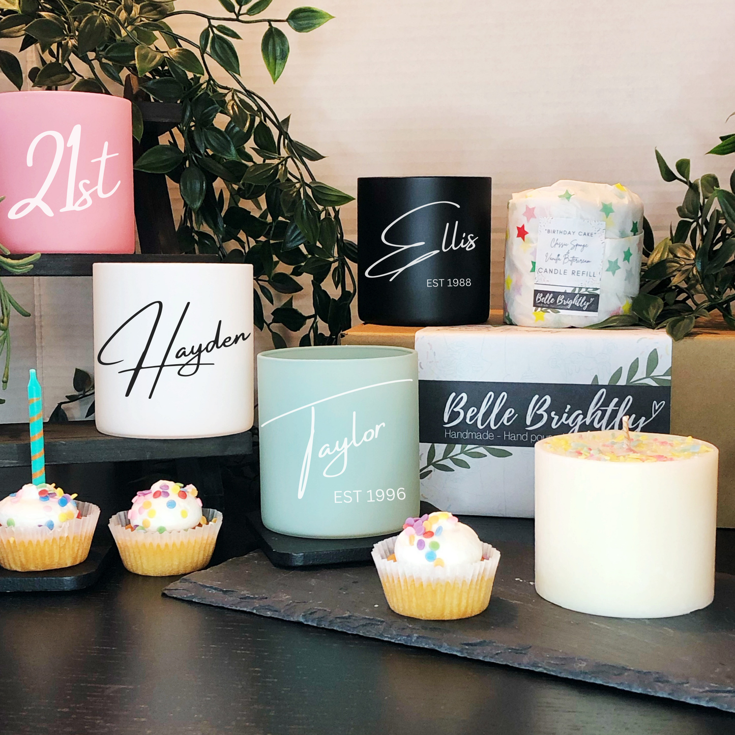 eco-friendly personalised candles UK