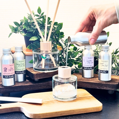 eco friendly refillable vegan natural reed diffuser