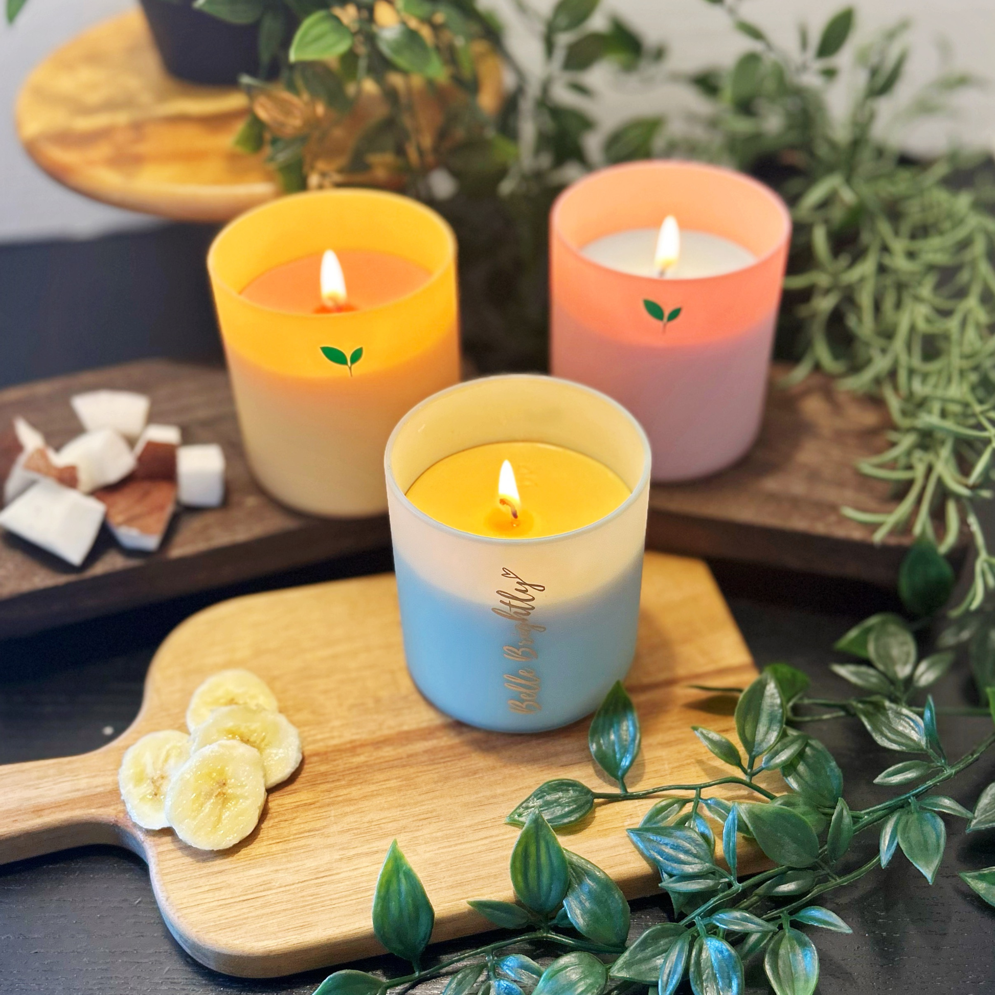 vegan summer refillable candle UK