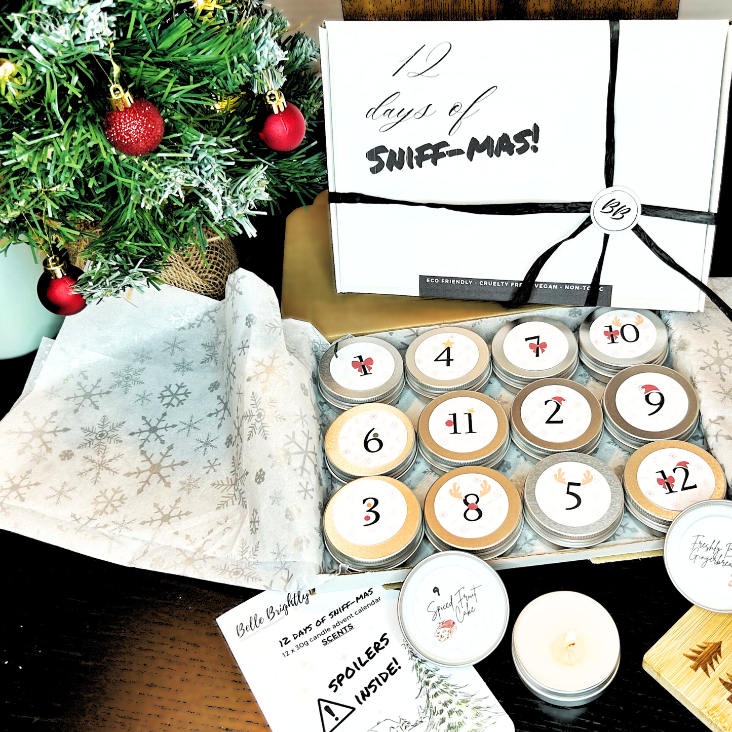 *PRE-ORDER* The "12 Days of Sniff-mas!" Candle Advent Calendar