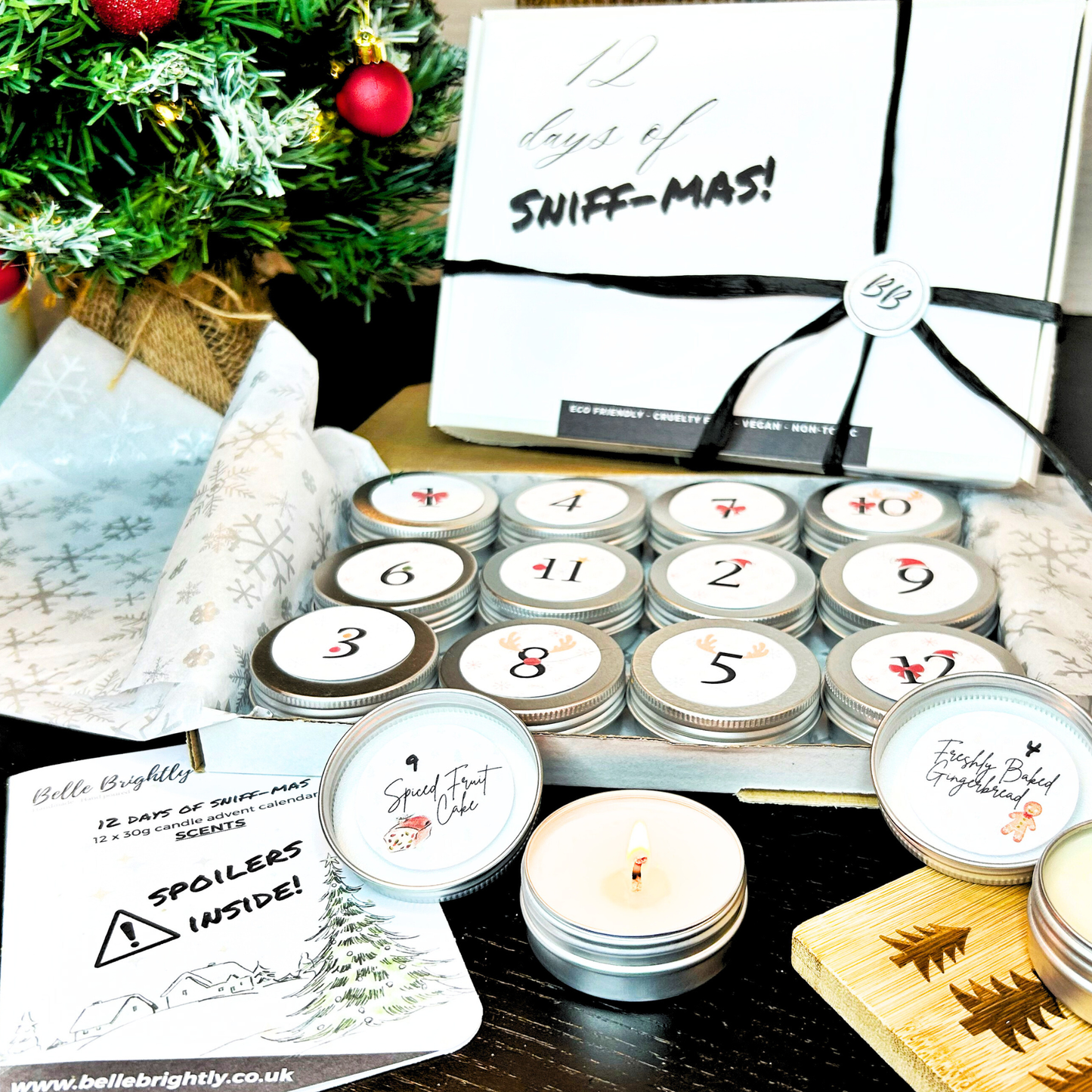 *PRE-ORDER* The "12 Days of Sniff-mas!" Candle Advent Calendar