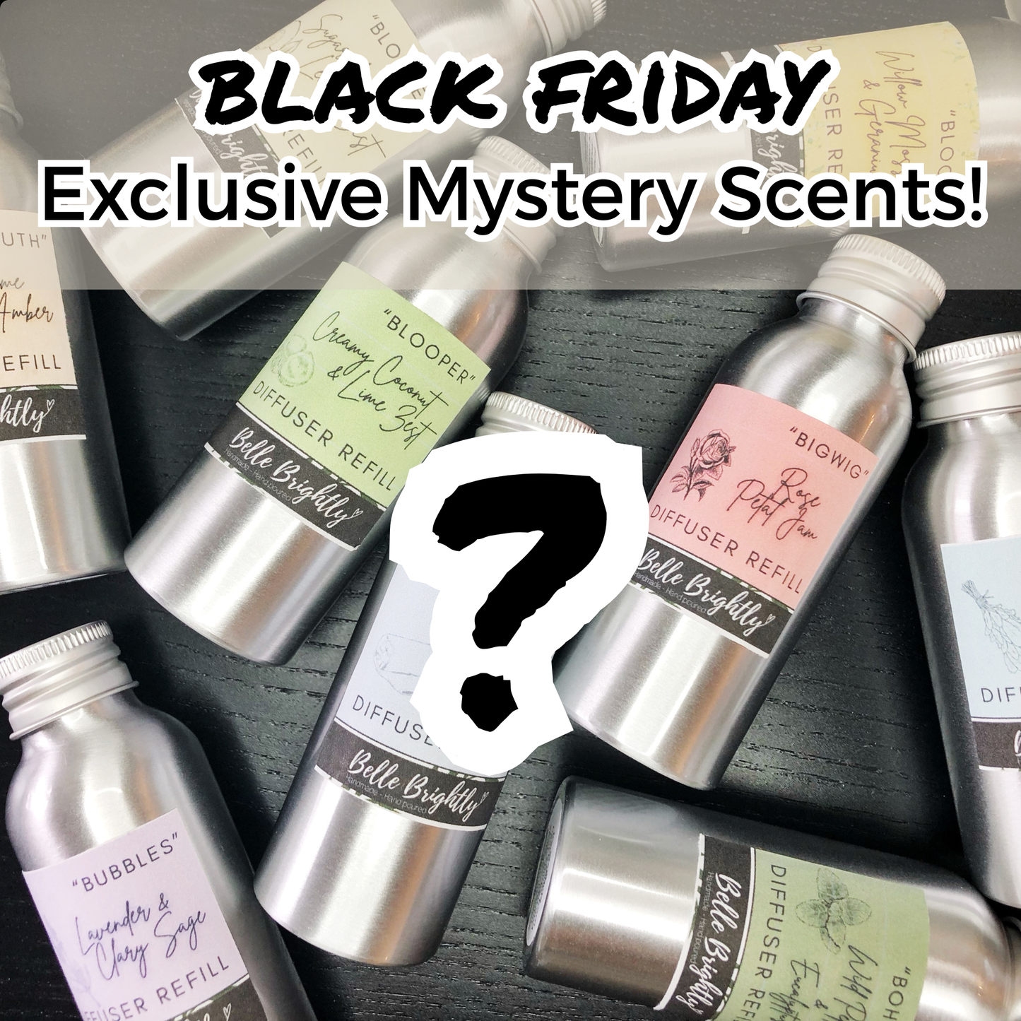 *MYSTERY SCENT* Reed Diffuser / Room & Linen Spray REFILL - Black Friday Exclusive!