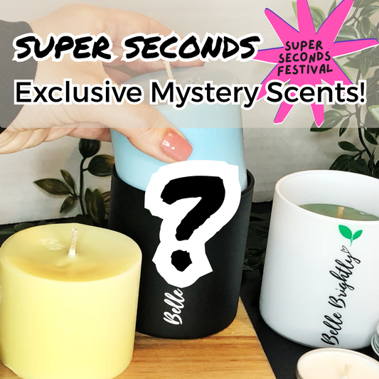 *MYSTERY SCENT* Original Refillable Candle - Super Seconds Festival Exclusive!